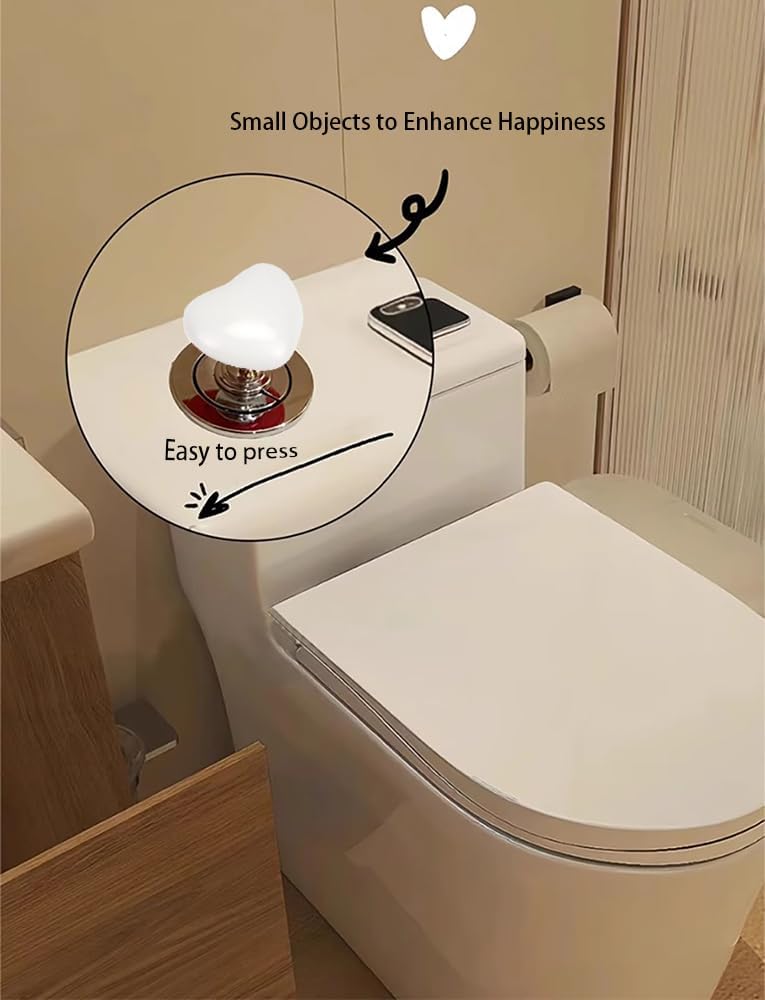 CIXVOEMK Toilet Flush Assistant,Top Push Button Helper for Long Nails (2PCS-White) - Image 4